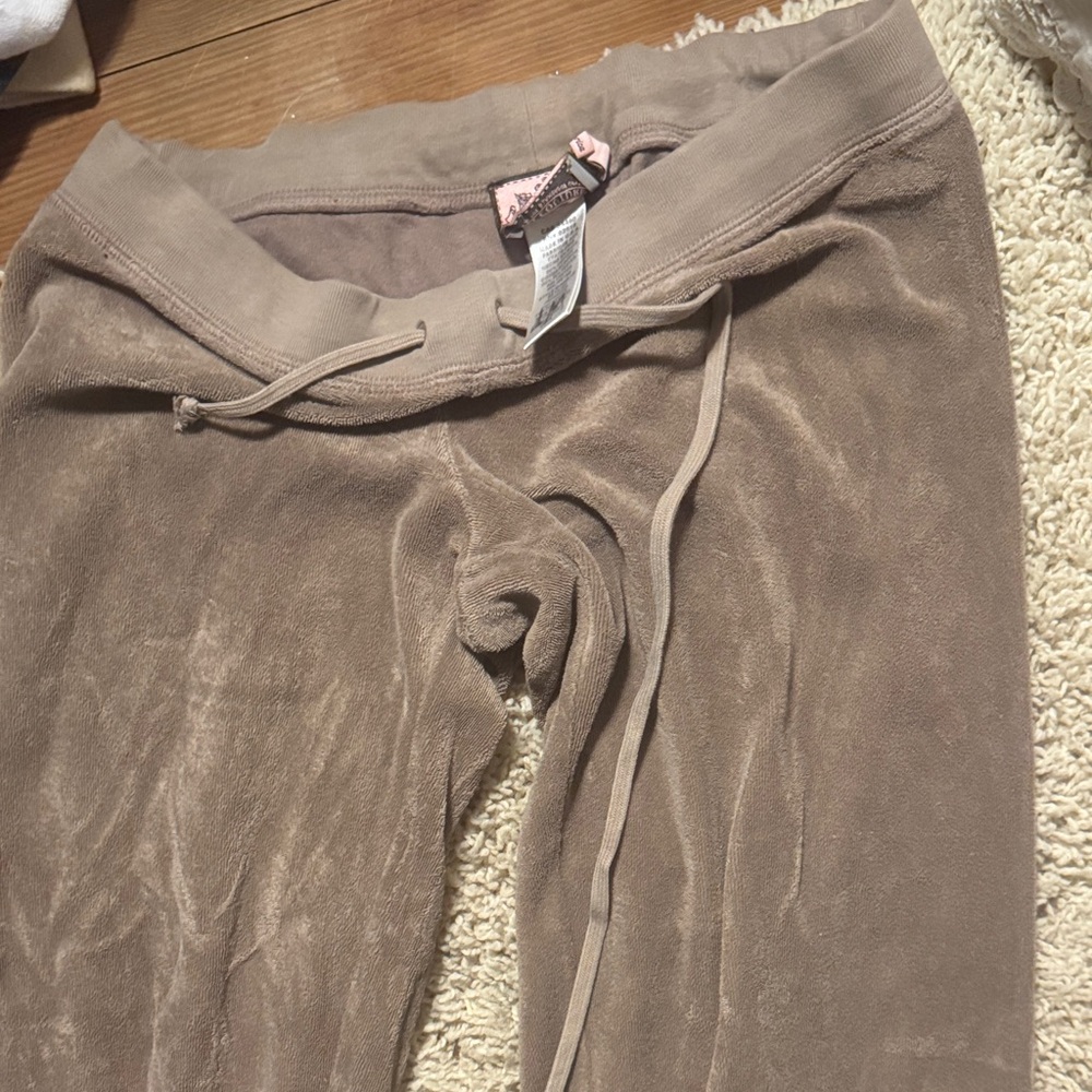 Juicy Couture Tan Velour Sweatpants